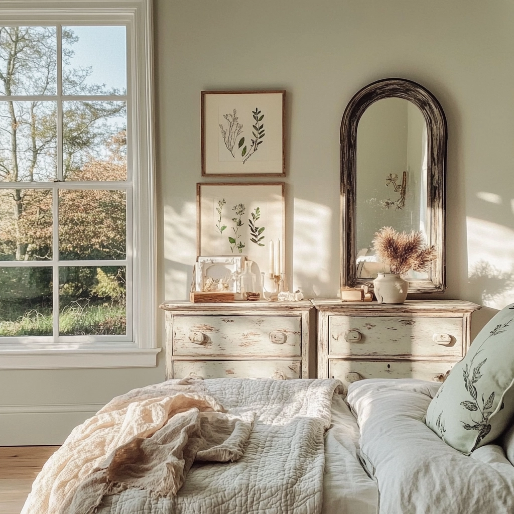 rustic farmhouse bedroom ideas 44