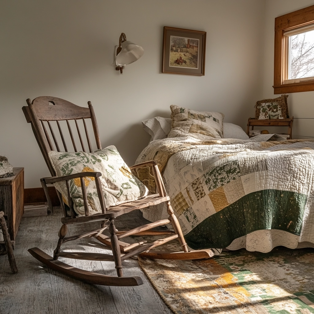 rustic farmhouse bedroom ideas 46