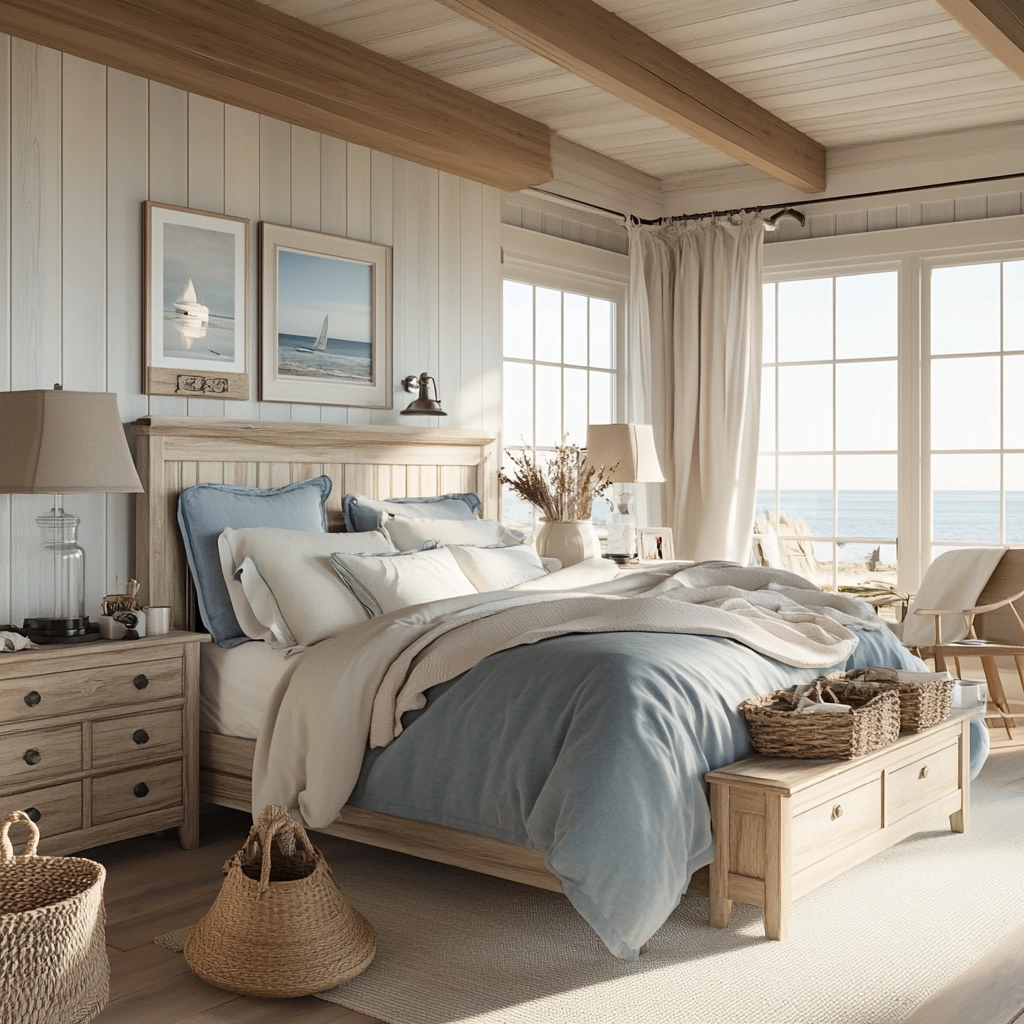rustic farmhouse bedroom ideas 54