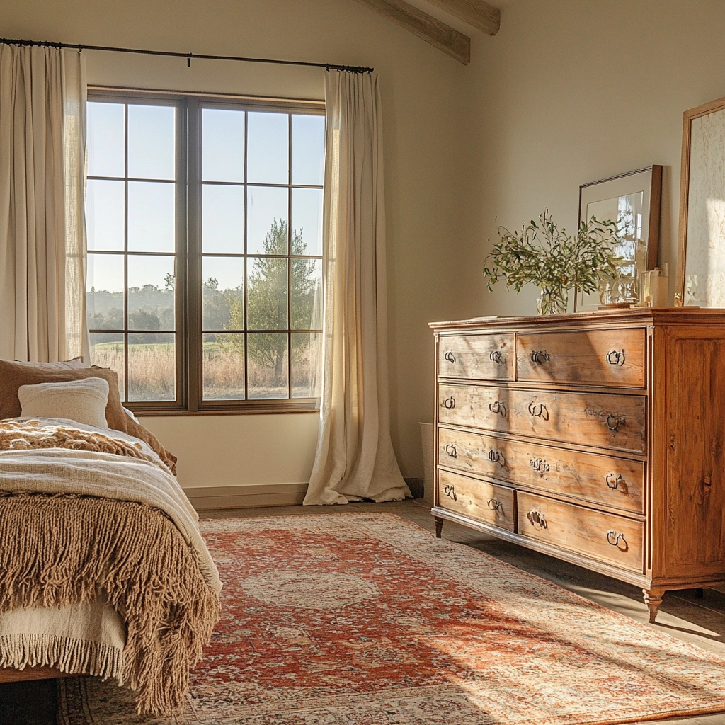 rustic farmhouse bedroom ideas 8