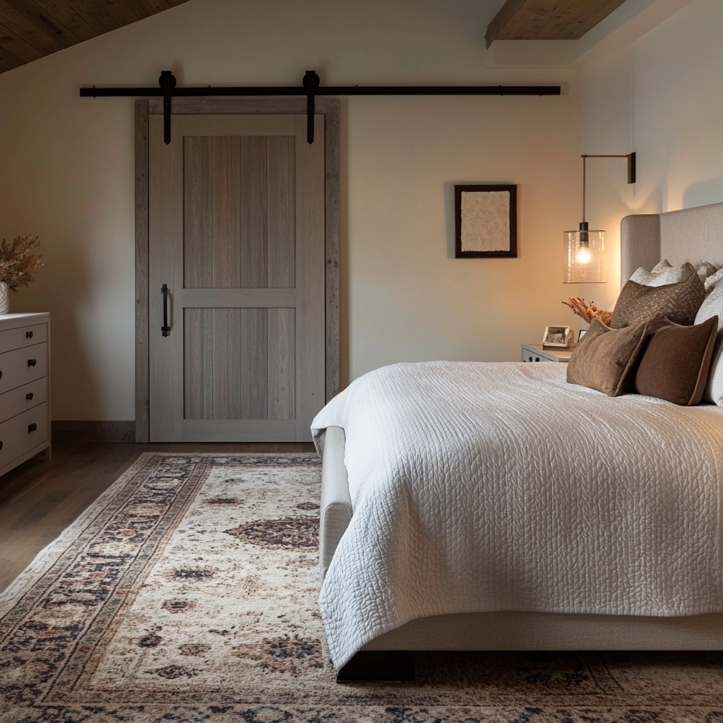rustic farmhouse bedroom master suite 10