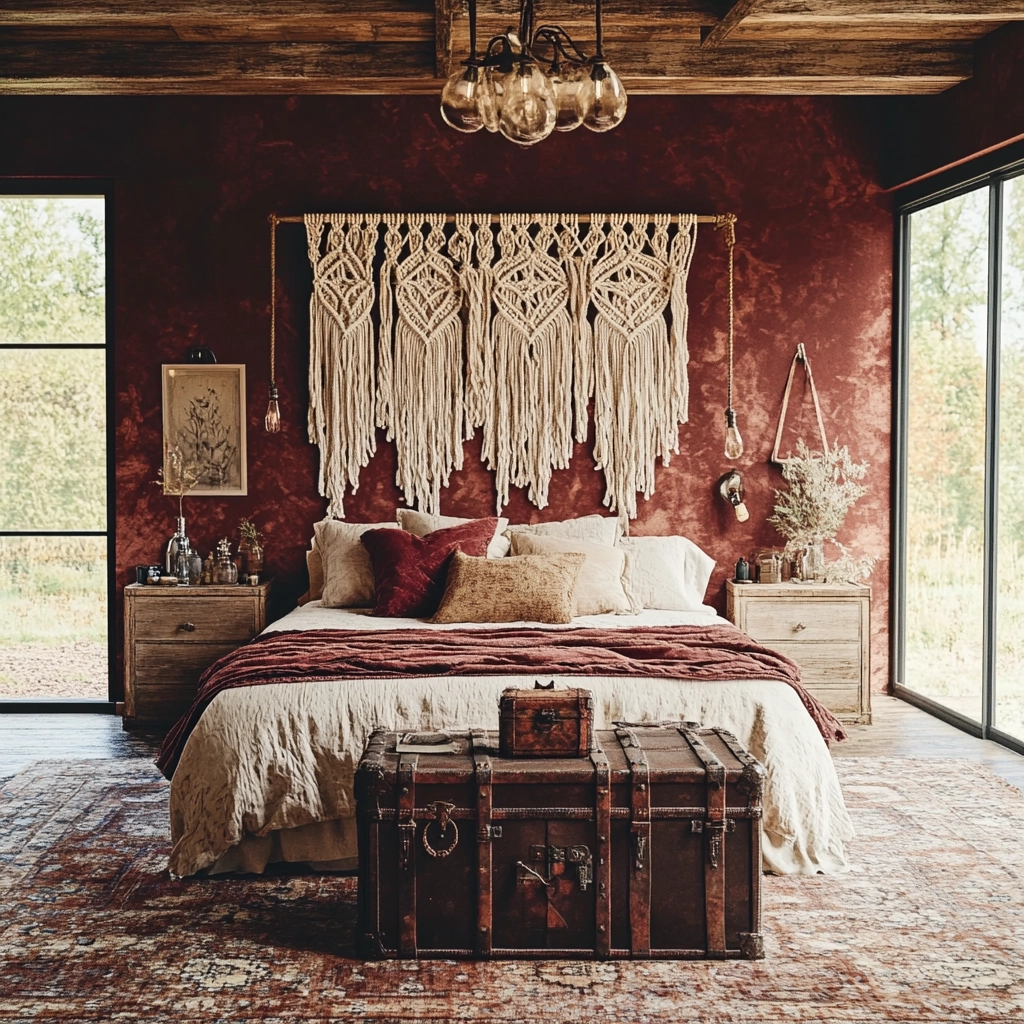rustic farmhouse bedroom master suite 13