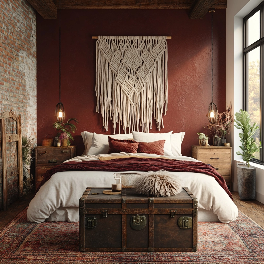 rustic farmhouse bedroom master suite 16