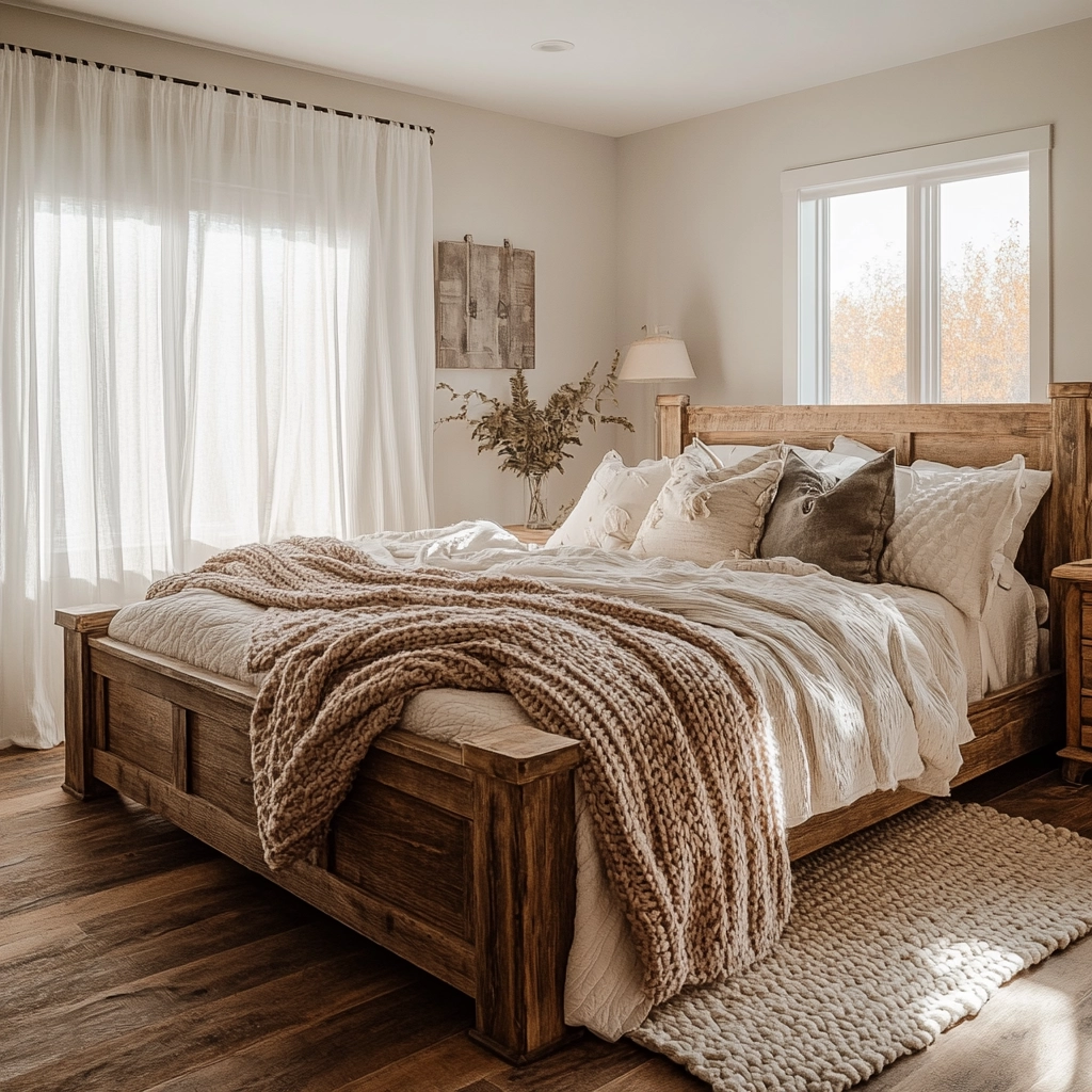 rustic farmhouse bedroom master suite 2