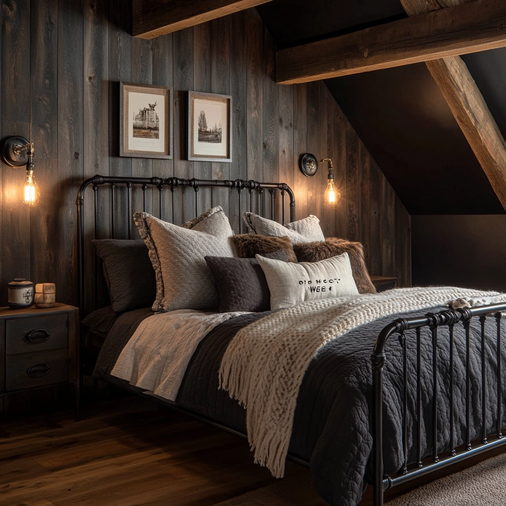 rustic farmhouse bedroom master suite 21
