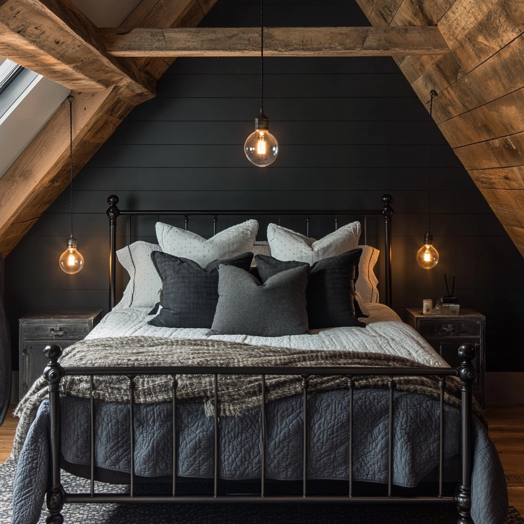 rustic farmhouse bedroom master suite 22