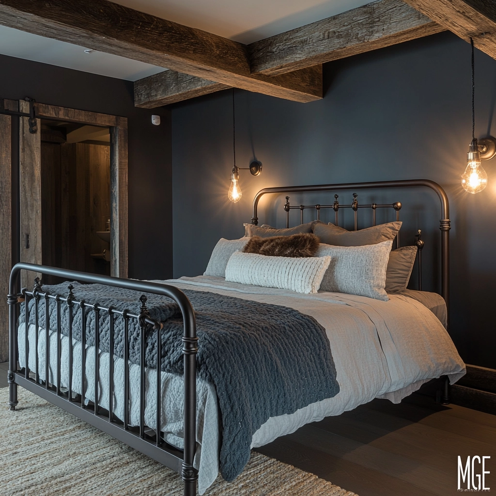 rustic farmhouse bedroom master suite 23