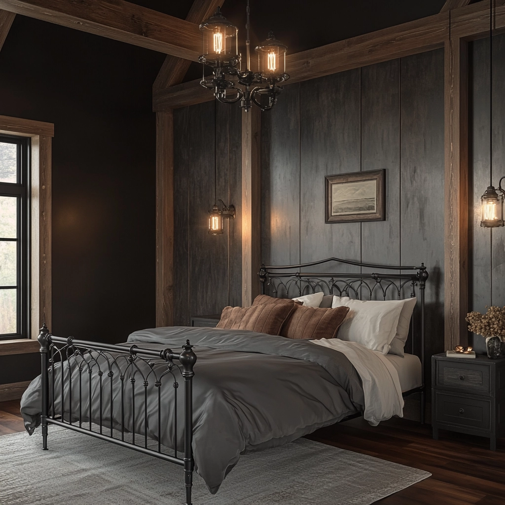 rustic farmhouse bedroom master suite 24