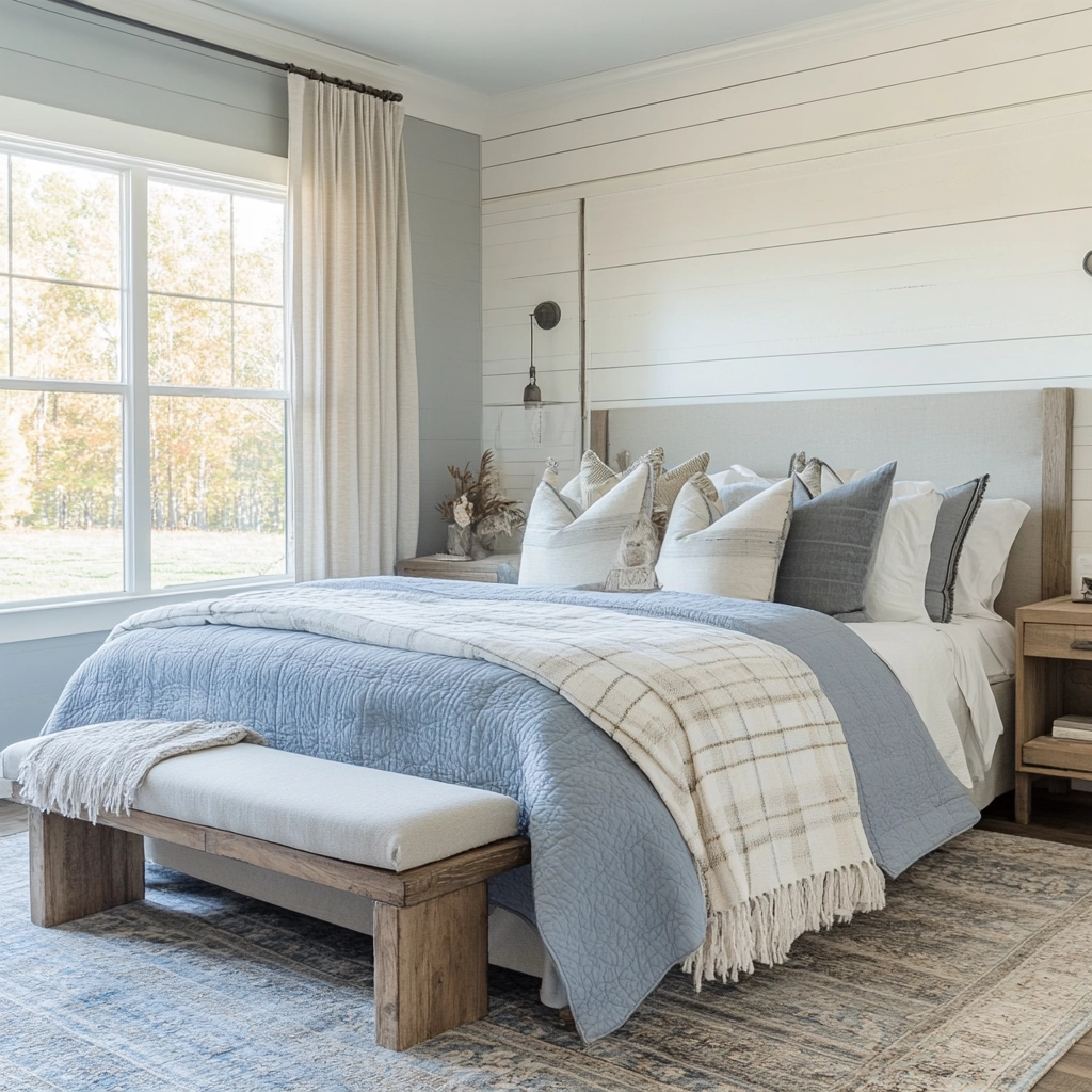 rustic farmhouse bedroom master suite 34