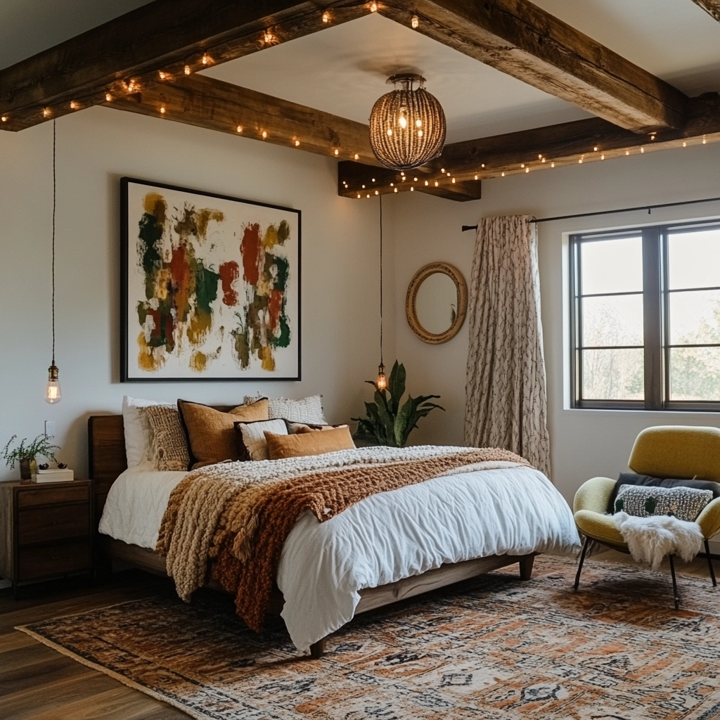 rustic farmhouse bedroom master suite 40