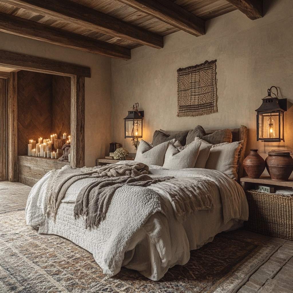 rustic farmhouse bedroom master suite 50