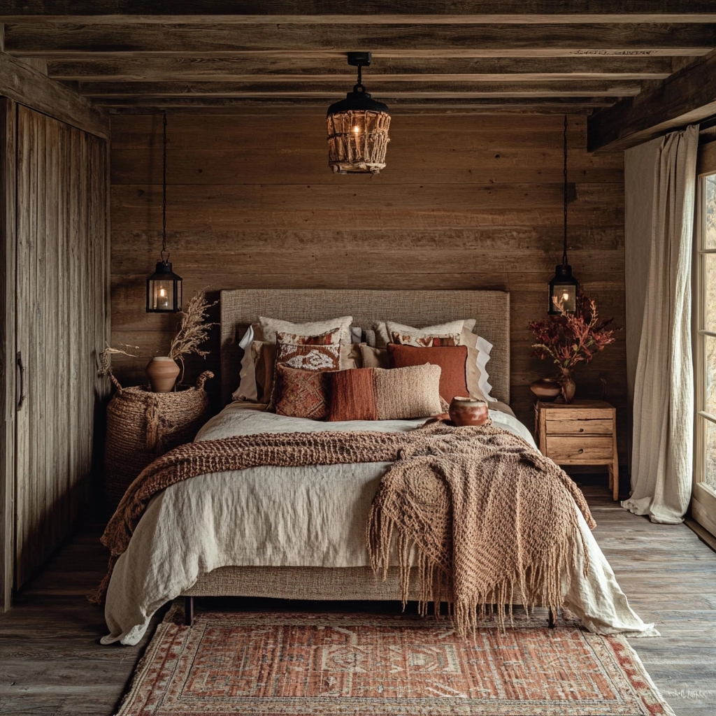 rustic farmhouse bedroom master suite 51