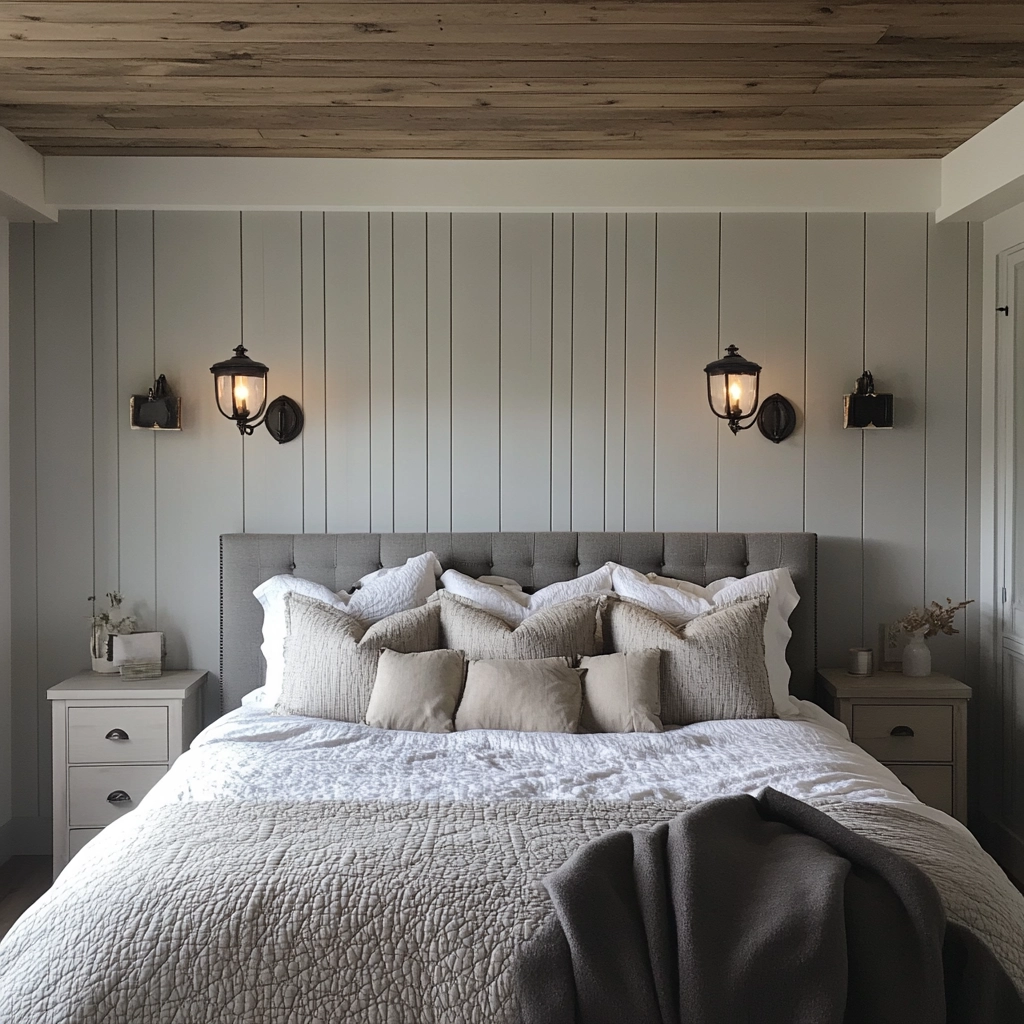 rustic farmhouse bedroom master suite 54