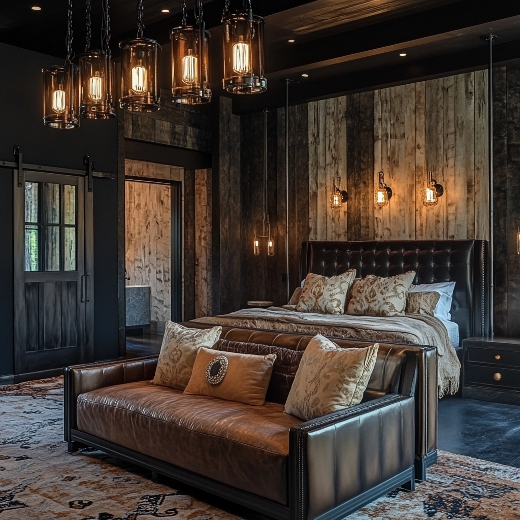 rustic farmhouse bedroom master suite 70