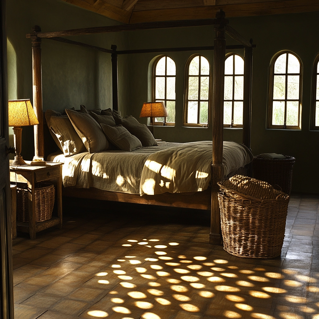 rustic farmhouse bedroom master suite 8