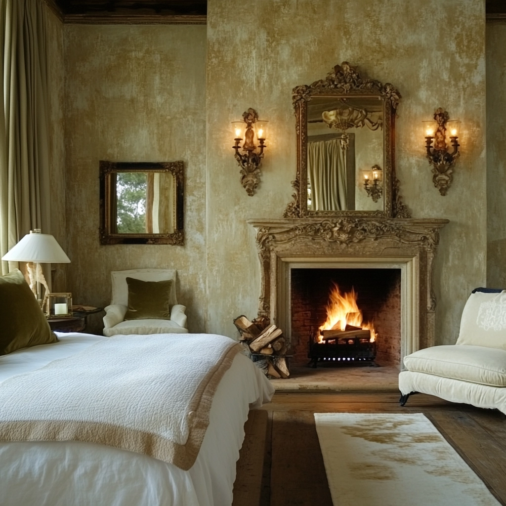 rustic farmhouse bedroom master suite 80