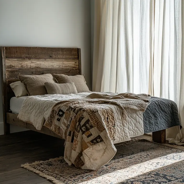 rustic farmhouse decor bedroom 1