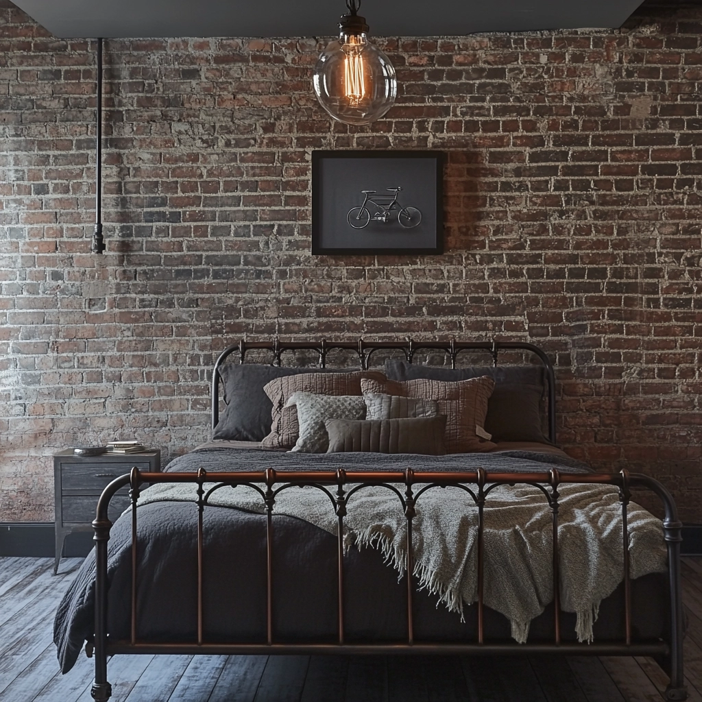 rustic farmhouse decor bedroom 43