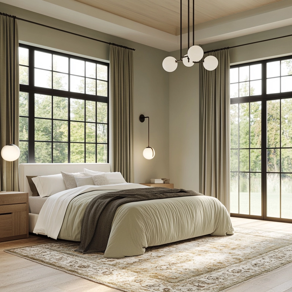 sage farmhouse bedroom 10