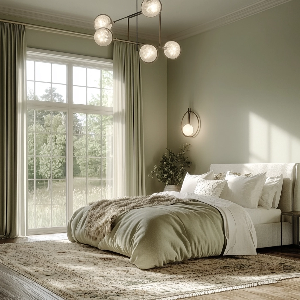sage farmhouse bedroom 12