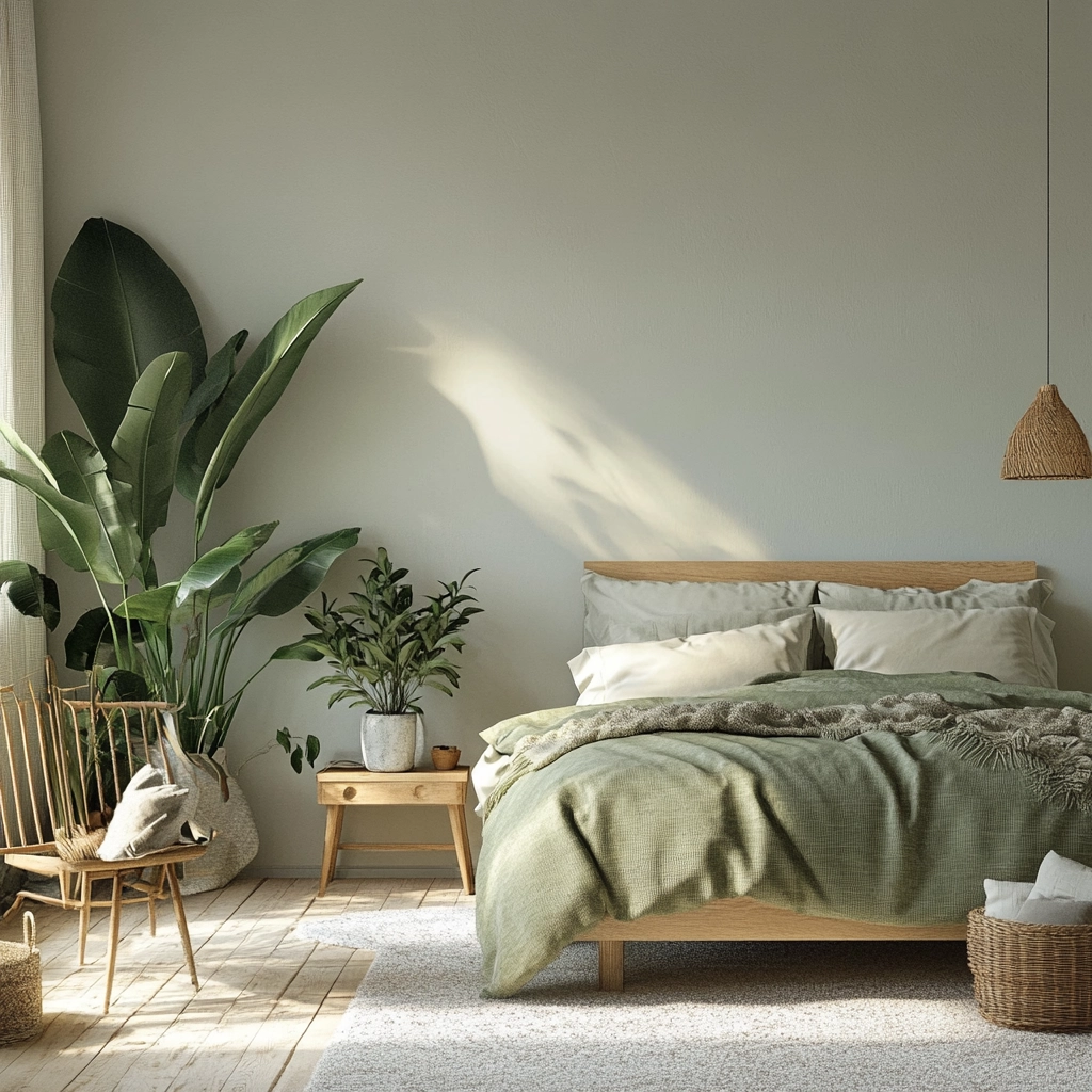 sage farmhouse bedroom 16