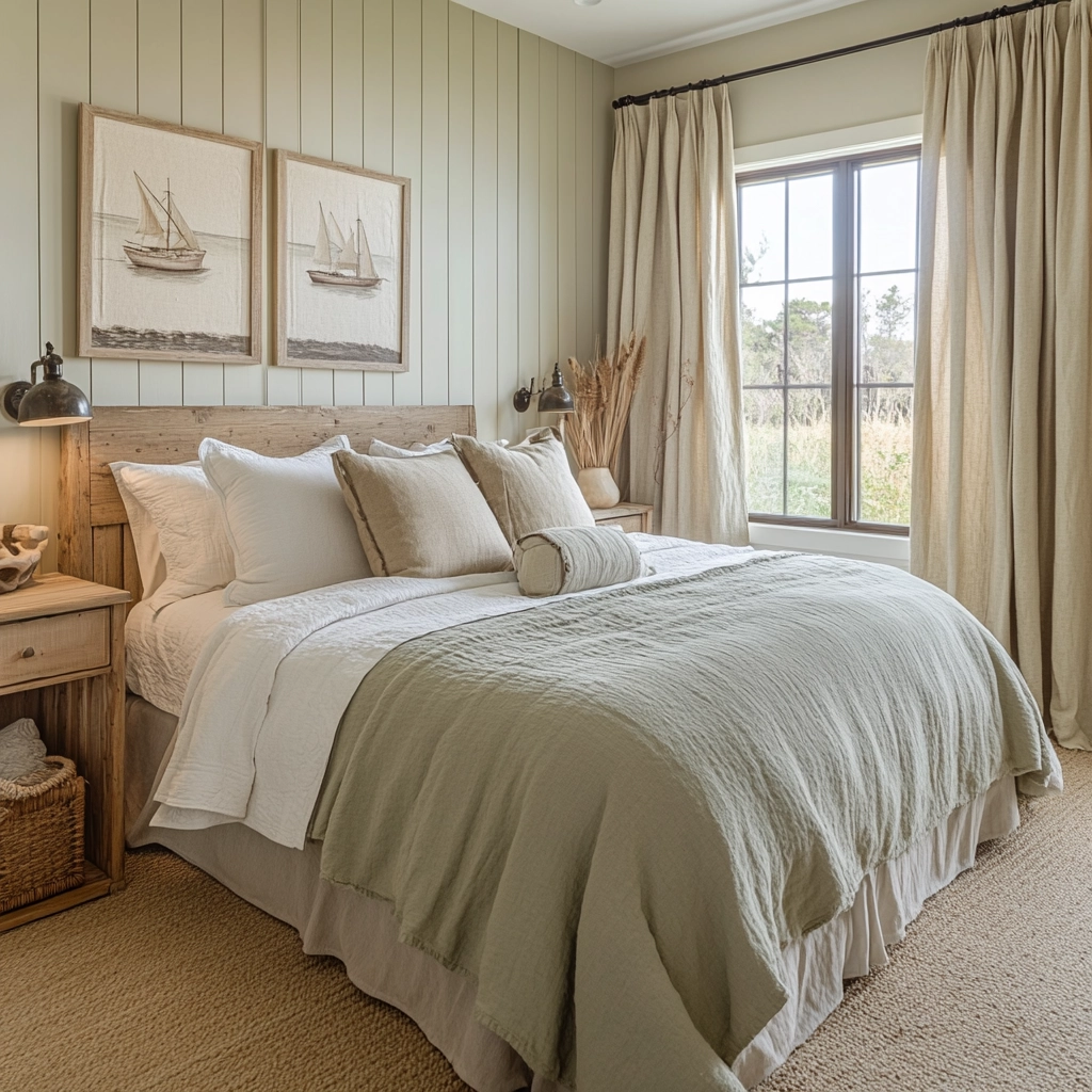 sage farmhouse bedroom 19