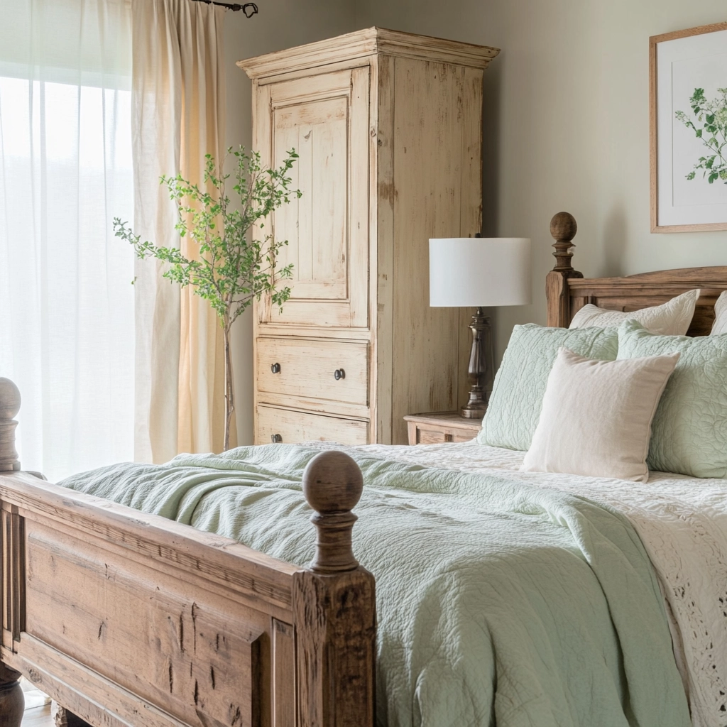 sage farmhouse bedroom 2