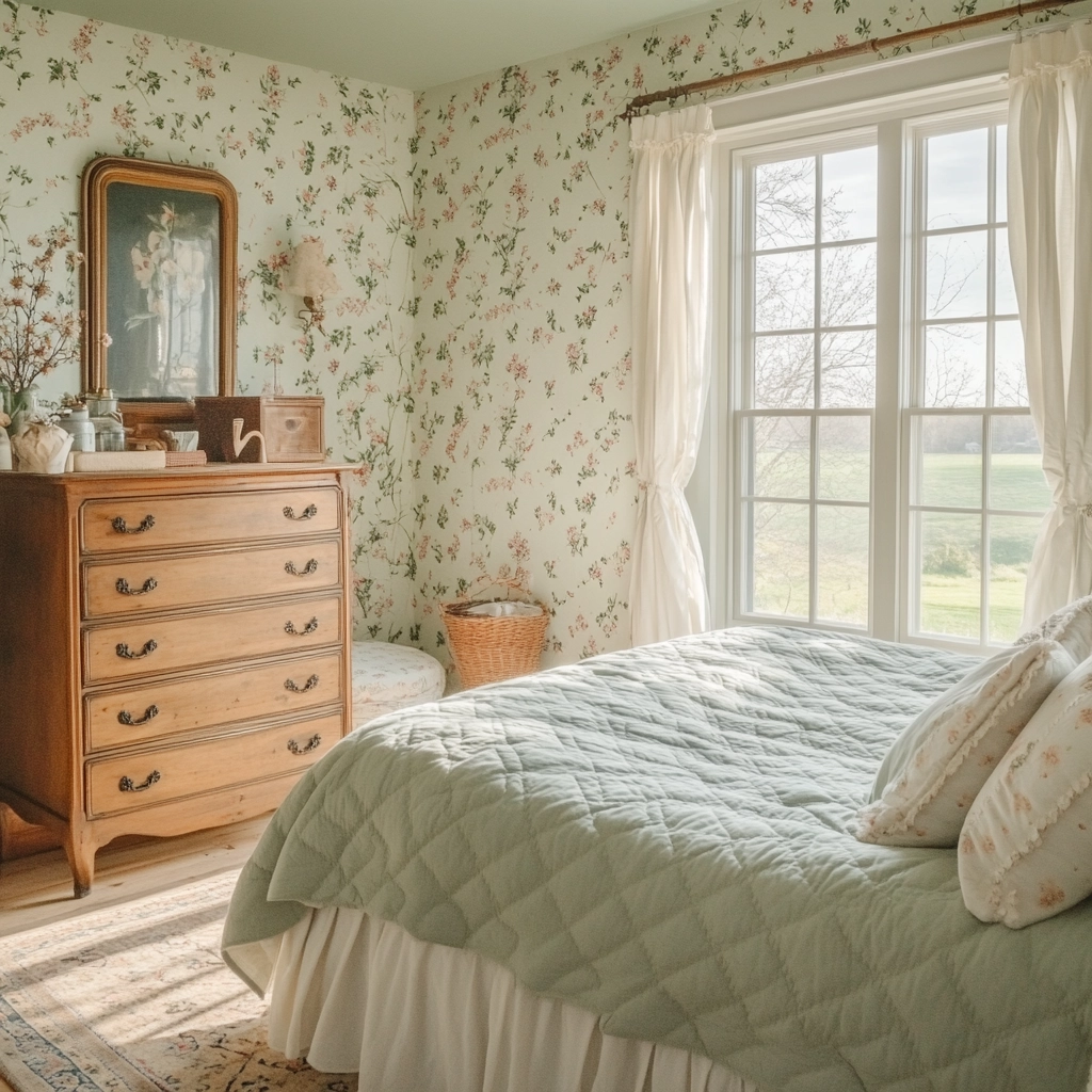 sage farmhouse bedroom 23