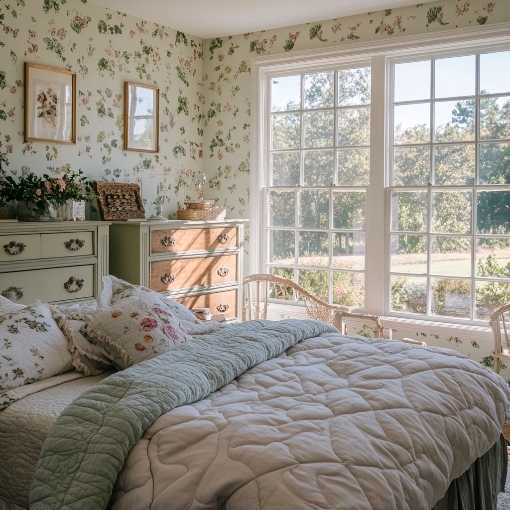 sage farmhouse bedroom 24