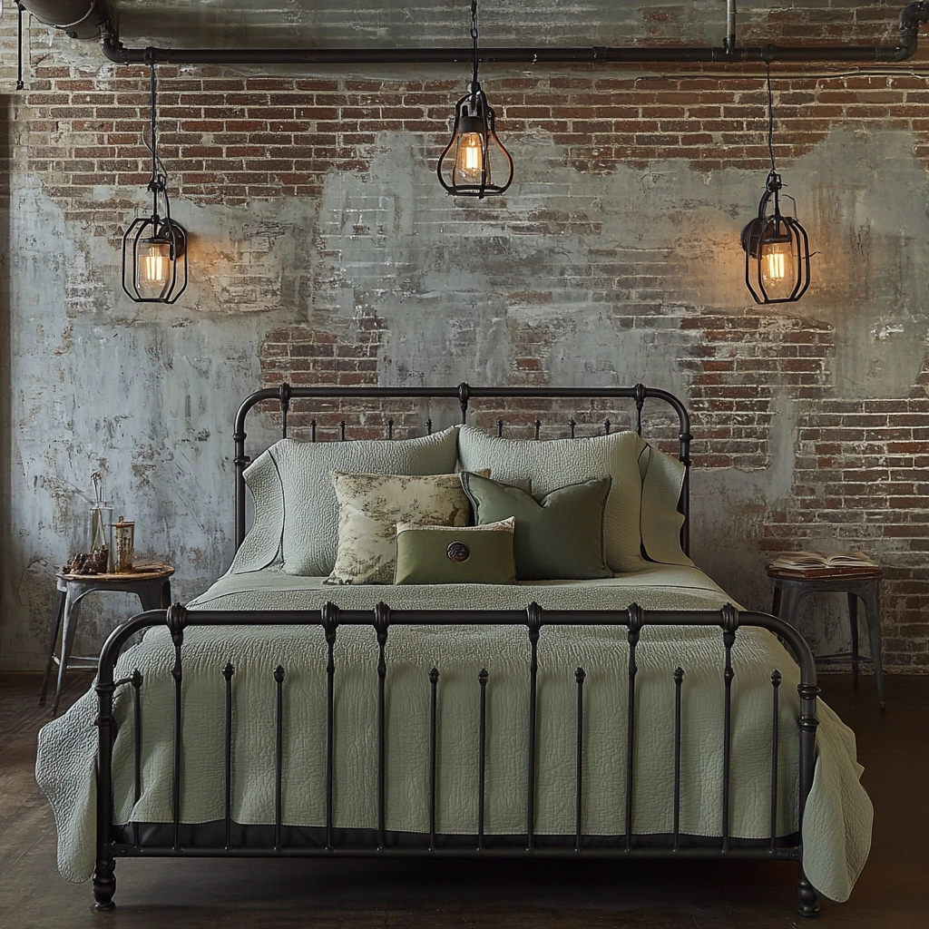 sage farmhouse bedroom 25