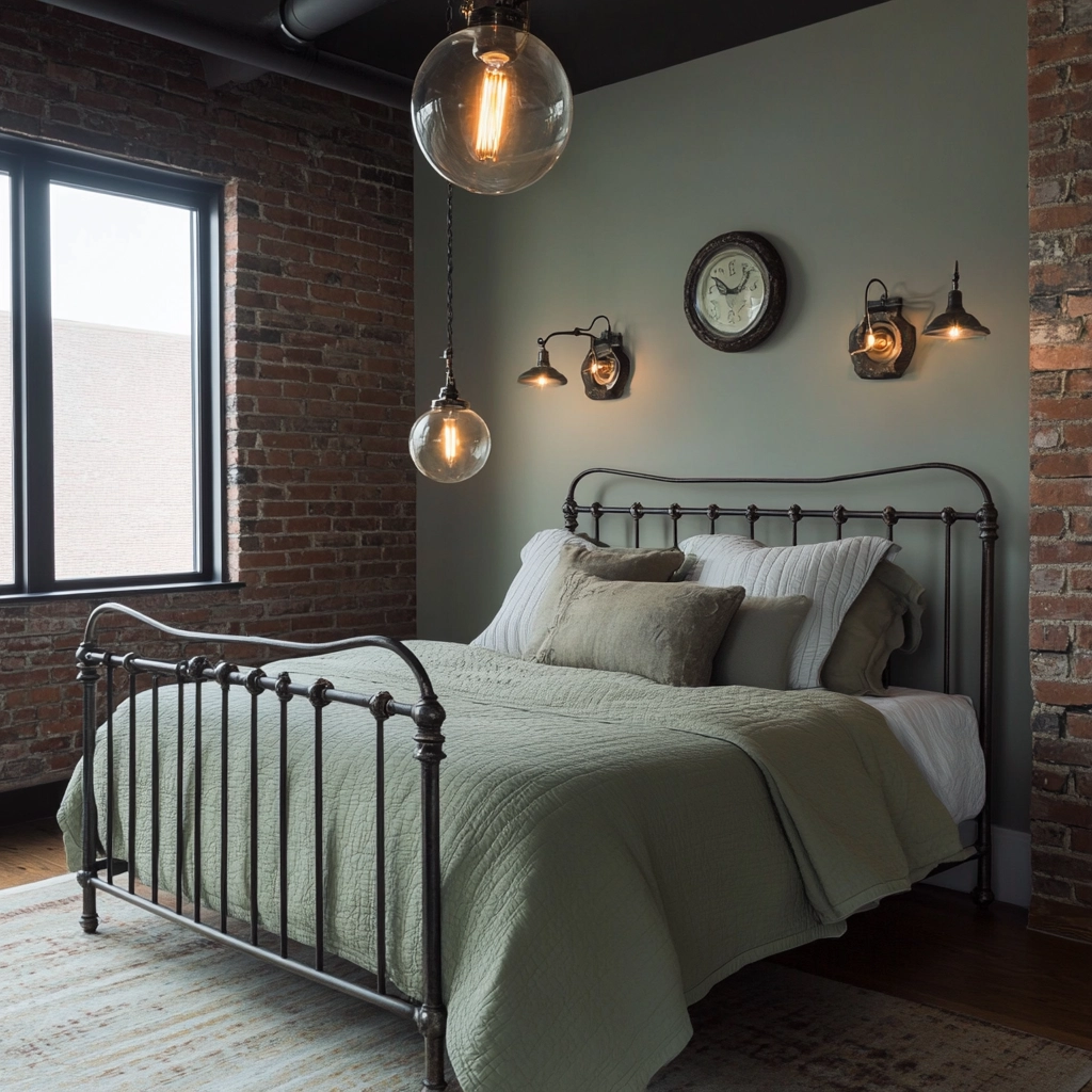 sage farmhouse bedroom 26
