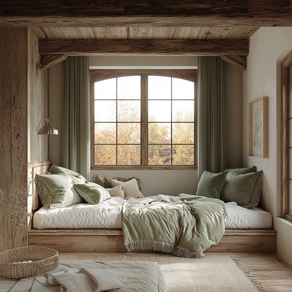 sage farmhouse bedroom 31