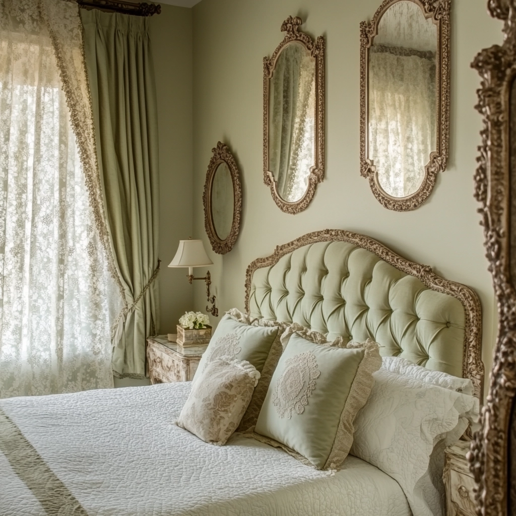 sage farmhouse bedroom 37