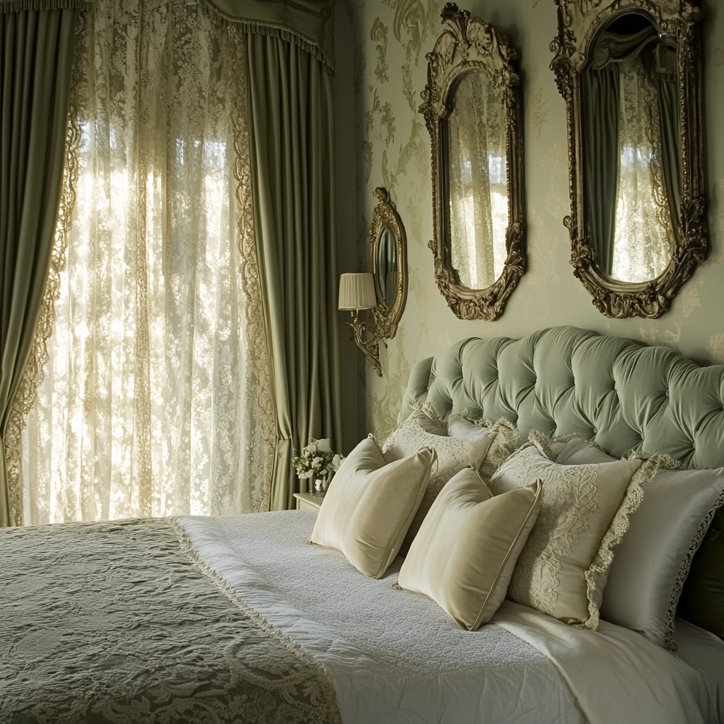 sage farmhouse bedroom 39