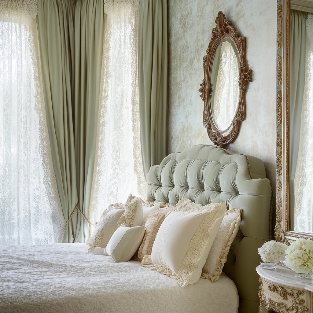 sage farmhouse bedroom 40