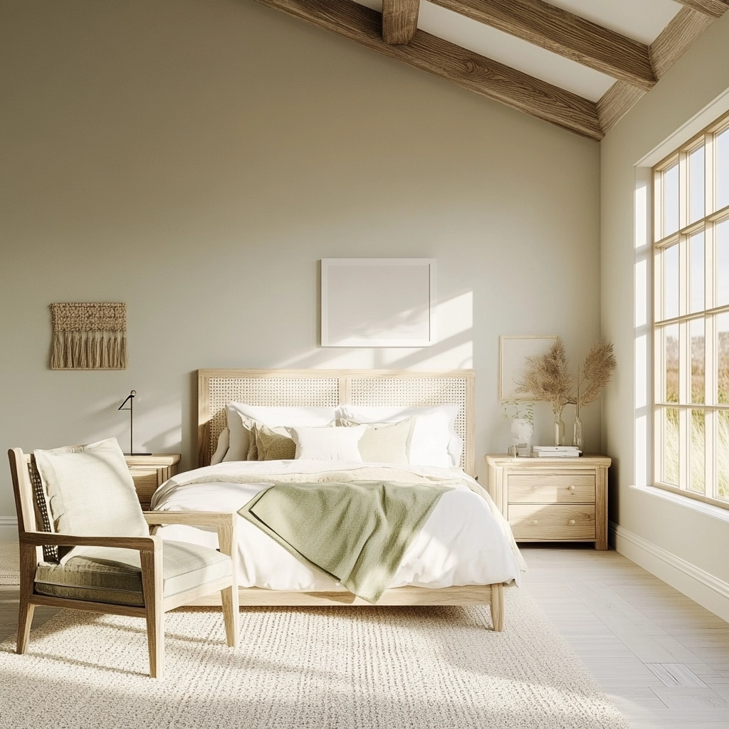 sage farmhouse bedroom 41