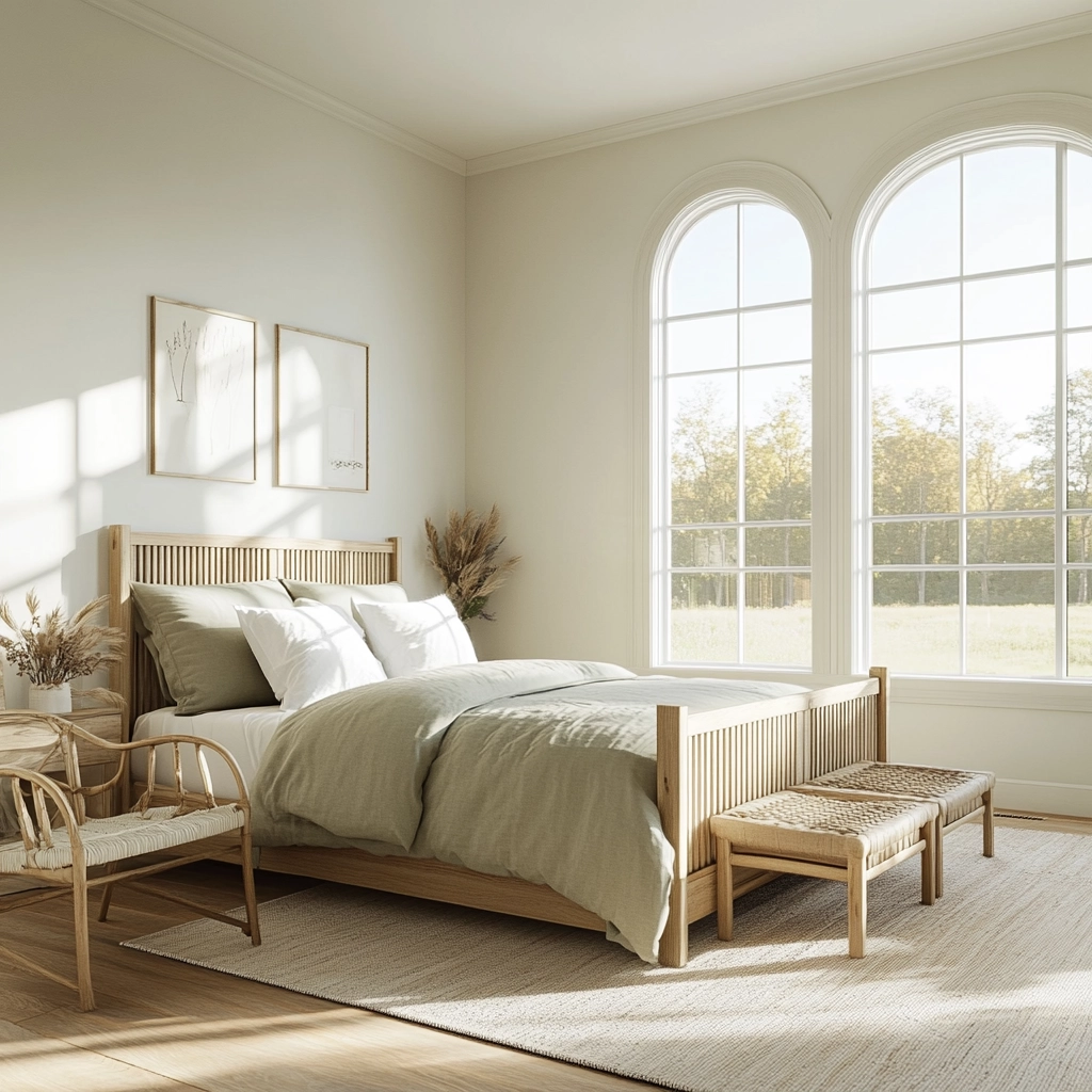 sage farmhouse bedroom 42