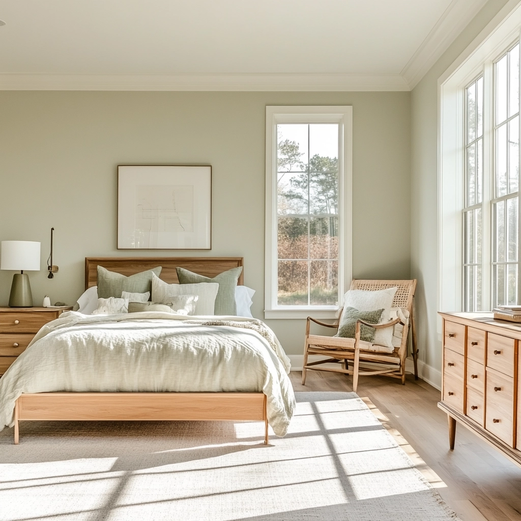 sage farmhouse bedroom 43