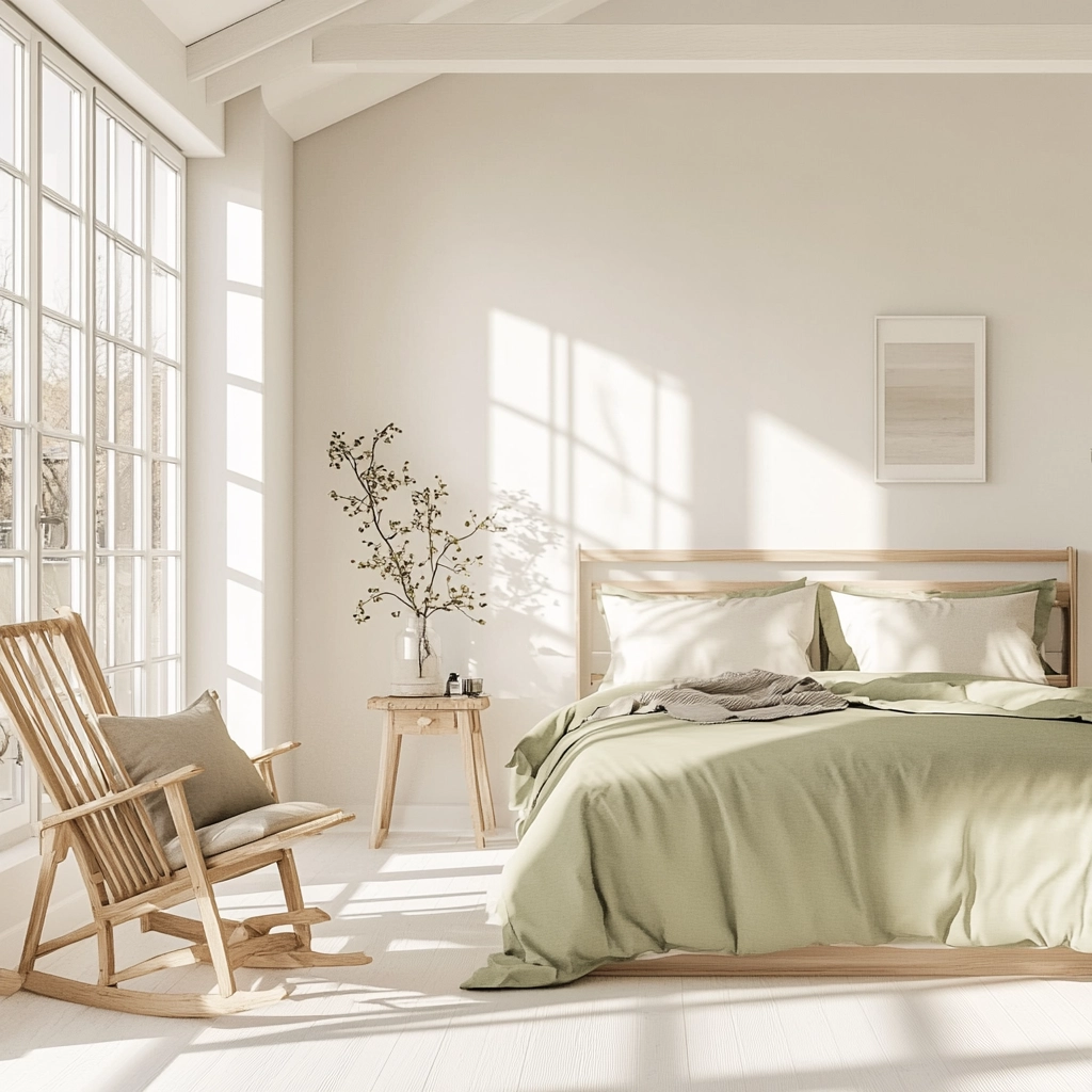 sage farmhouse bedroom 44
