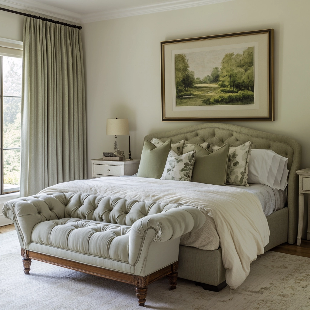 sage farmhouse bedroom 50