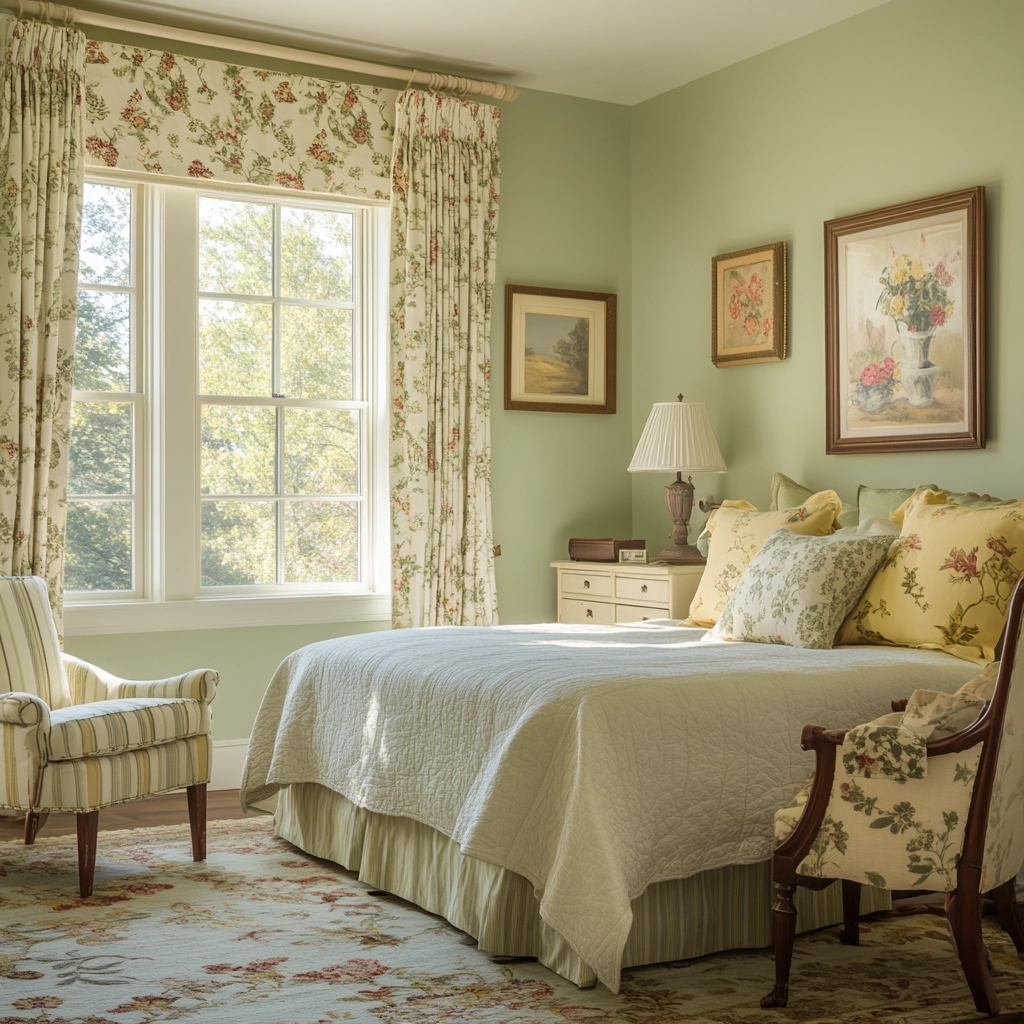 sage farmhouse bedroom 59
