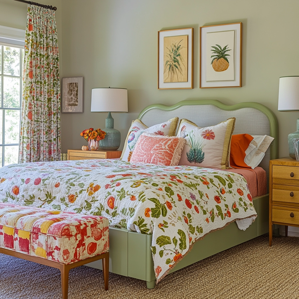 sage farmhouse bedroom 61