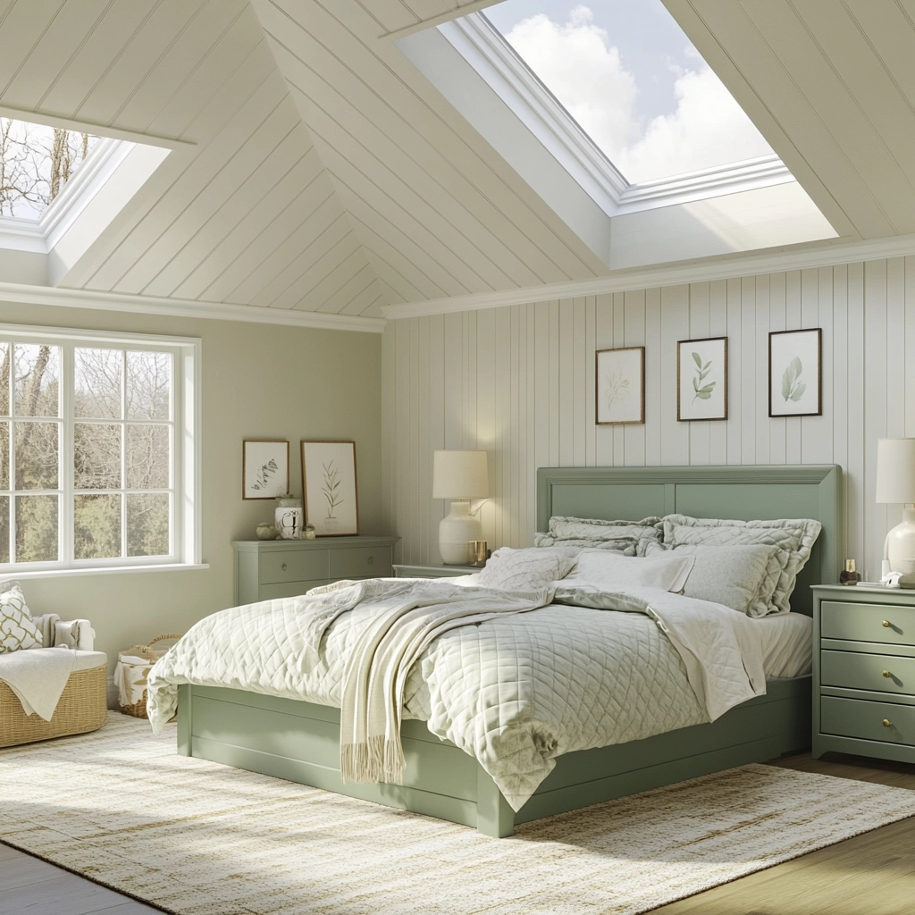 sage farmhouse bedroom 71