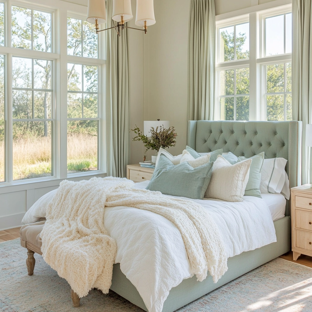sage farmhouse bedroom 77