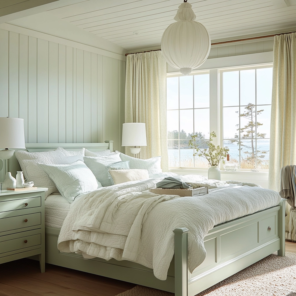 sage farmhouse bedroom 79