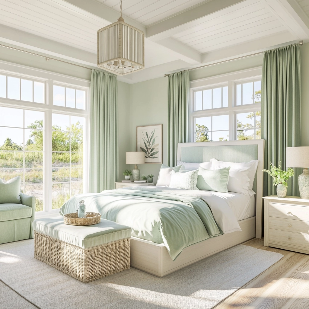 sage farmhouse bedroom 80