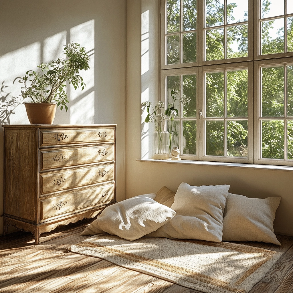 scandinavian farmhouse bedroom 10