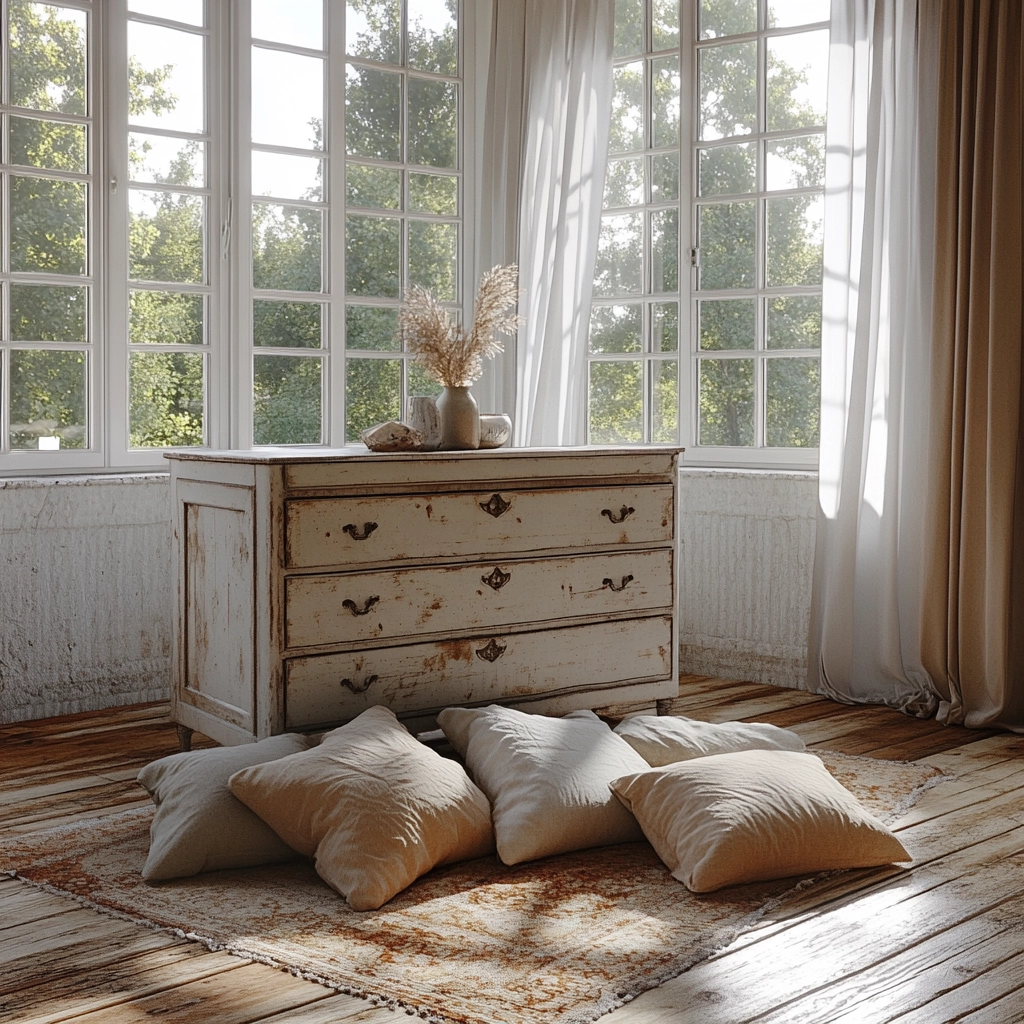 scandinavian farmhouse bedroom 11