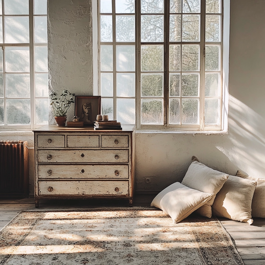 scandinavian farmhouse bedroom 12