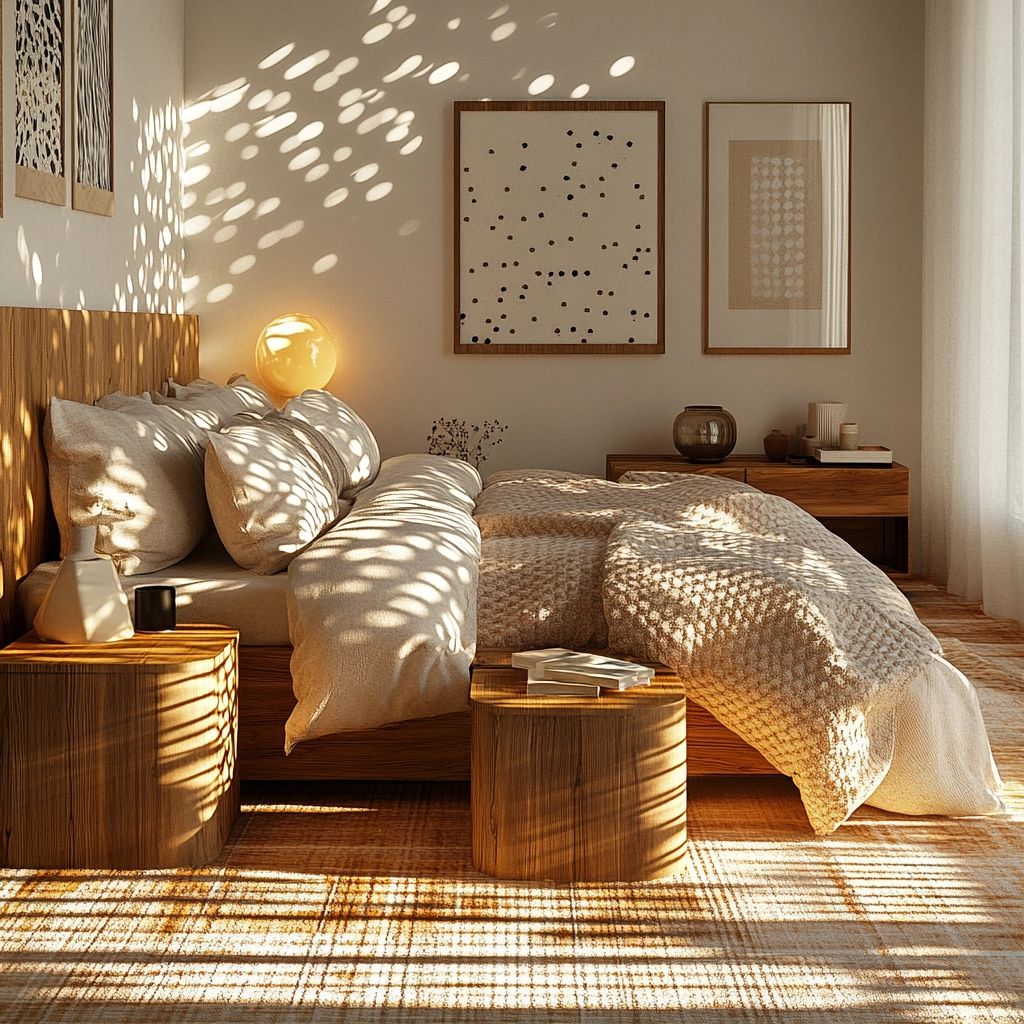 scandinavian farmhouse bedroom 14